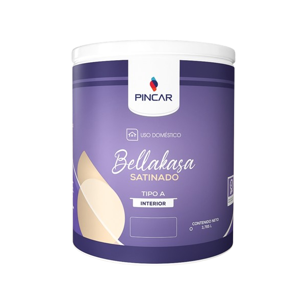 Pintura Caucho Satinado Clase A Color Blanco